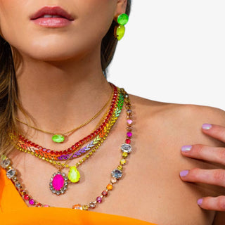 Pink Gemstone Necklace