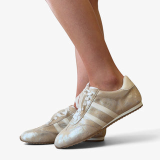 JSlides Peggy Sneaker Metallic Gold
