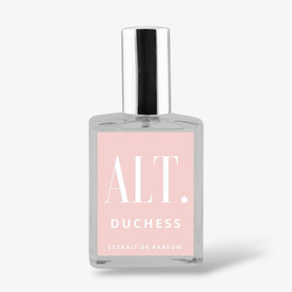 Perfume bottle labeled 'ALT. Duchess' on a white background