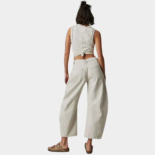 Barrel White Jeans