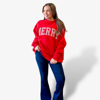Merry Mockneck Sweatshirt