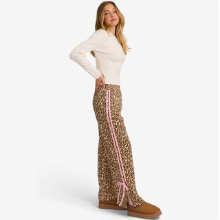 Leopard Track Pants