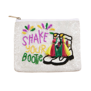 Shake Your Bootie Mardi Gras Pouch with Tassels