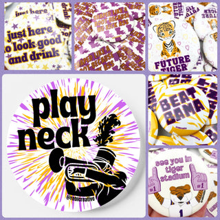 Game Day Buttons - 2.25"