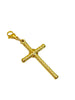 XL Gold Cross Charm