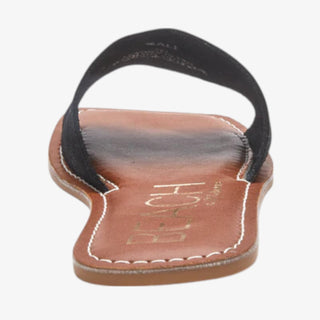 Back view of a sandal with 'Hobbs' branding on a white background