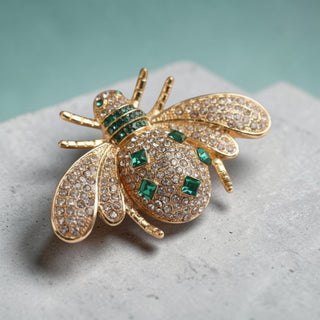 Vintage Brooch Honey Bee