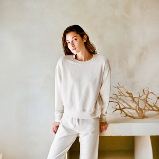 Organic Cotton Washed Pullover