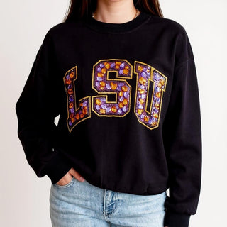 LSU Multi Jewel Sweatshirt