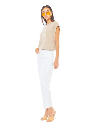 Kinlee White High Rise Jeans