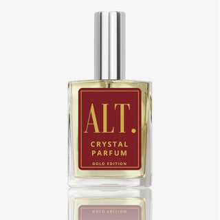 ALT. Crystal Parfum Gold Edition perfume bottle inspired by Baccarat Rouge