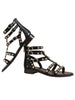 Stylish Sam Edelman Estella Gladiator Sandal with gold ball accents, perfect for adding glamour to your outfit.