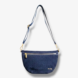 Suede Westlyn Bum Bag Navy
