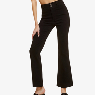 Siegan Flare Pants Black Final Sale