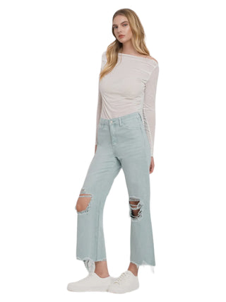 Leslie Vintage Crop Flares Jeans Final Sale