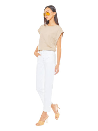 Kinlee White High Rise Jeans