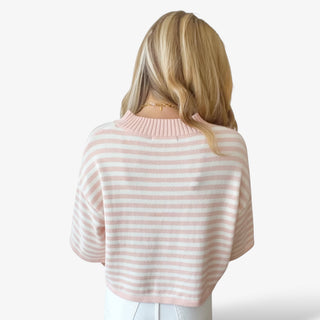 Natalia Stripe Loose Knit Top