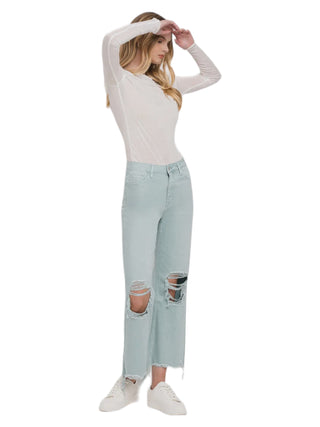 Leslie Vintage Crop Flares Jeans Final Sale