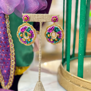 King Cake Earrings