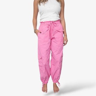 Pinky Cargo Parachute Joggers