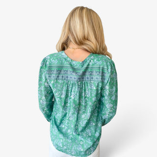 Michael Stars Katarina Printed Popover Top
