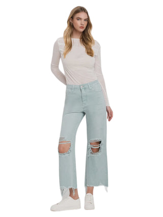 Leslie Vintage Crop Flares Jeans Final Sale