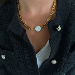Lustre Baroque Pendant Necklace