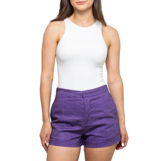 Rhinestone Purple Shorts Final Sale