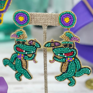 Alligator Earrings