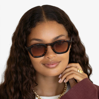 FREYRS Blake Round Tortoise Sunglasses