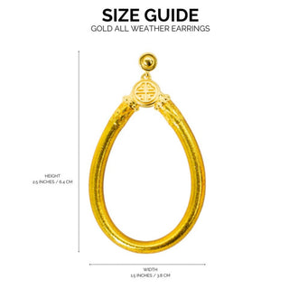 BudhaGirl All Weather Earrings Gold