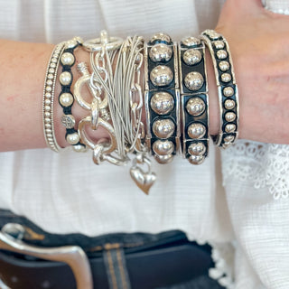 Modern Dome Stretch Bracelet