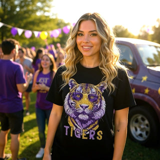 Black Tiger Graphic Tee