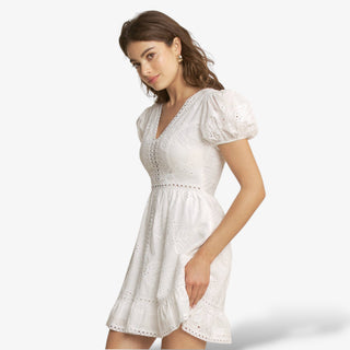 Lace Detail Mini Dress