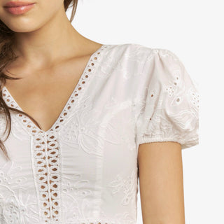 Lace Detail Mini Dress