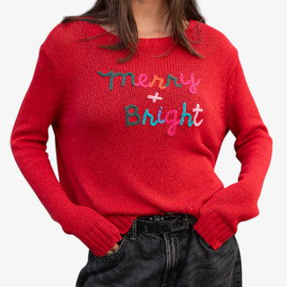 Merry & Bright Crew Sweater