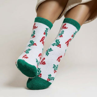 Christmas Fuzzy Socks