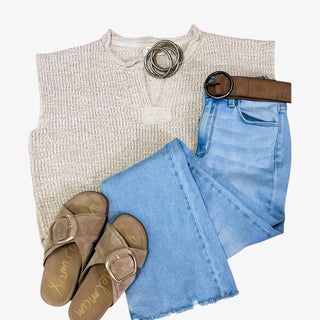 Sandy Stitch Top