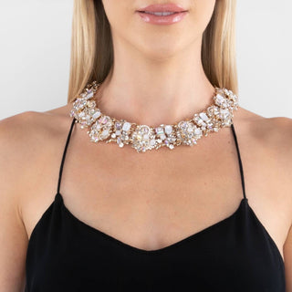 Ivy AB Crystal Collar Necklace