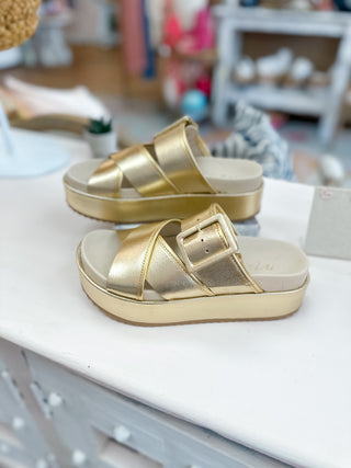 Micah Sandals Gold