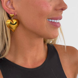 Love Gold Earrings