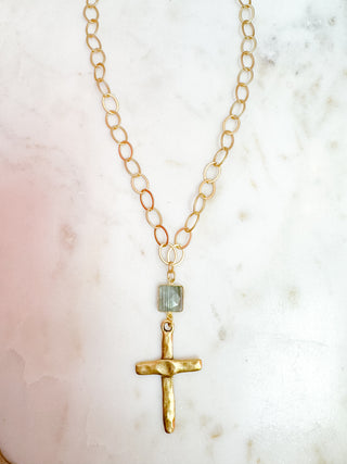 Kitzi Delilah Cross Necklace