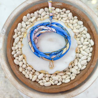 Silk Cord Charm Wrap