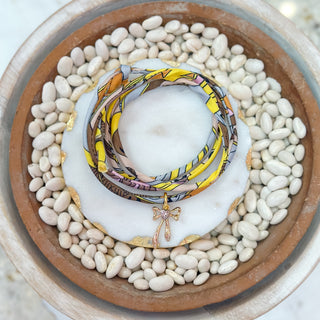 Silk Cord Charm Wrap