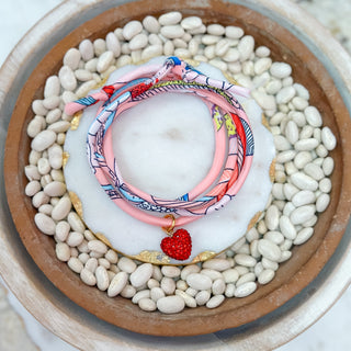 Silk Cord Charm Wrap
