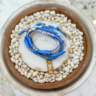 Silk Cord Charm Wrap