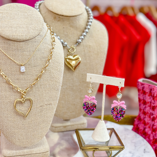 Purple Drop Earrings