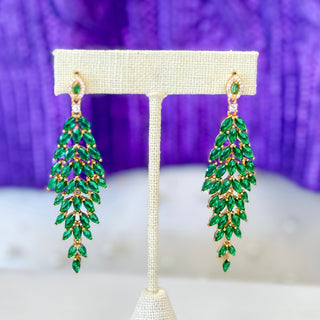 Ava Foliage Earrings