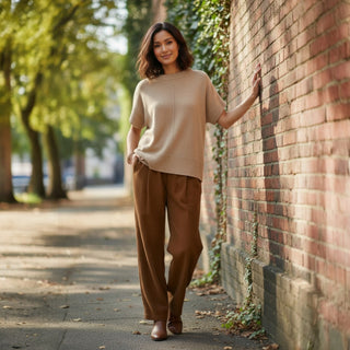 Gwyneth Caroline Top - Camel