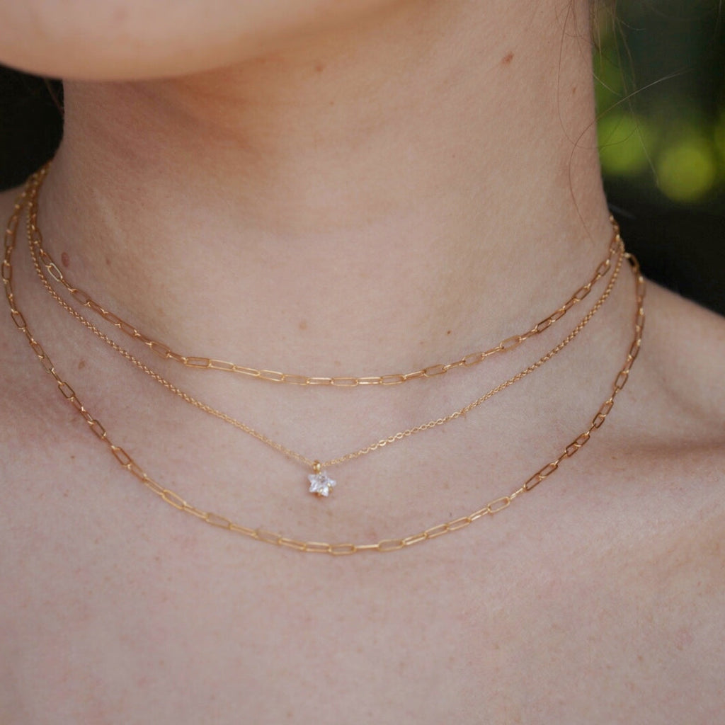 Glass Star Necklace